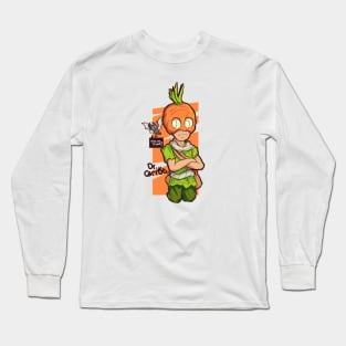 Carrot Cartoon Character Long Sleeve T-Shirt